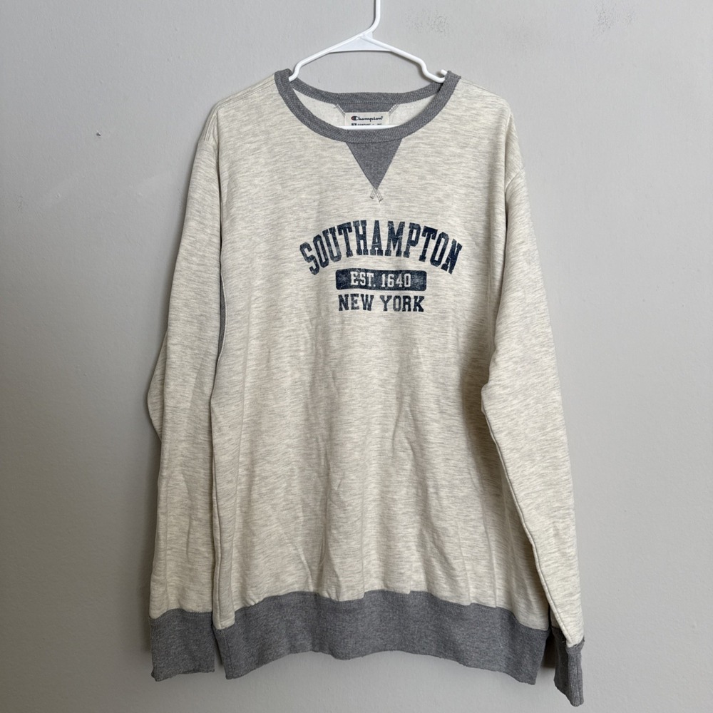 Champion Reverse Weave Crewneck Sweatshirt Southampton NYC New York Xl